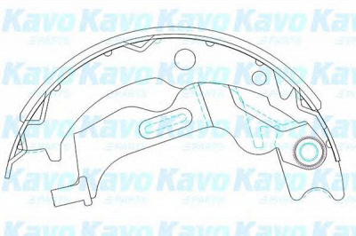 KAVO PARTS kbs1405 -  Комплект тормозных колодок